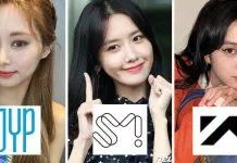 Cư dân mạng chọn những nữ thần tượng có ngoại hình đẹp nhất đại diện cho 3 công ty lớn nhất K-Pop. (Nguồn: Internet)