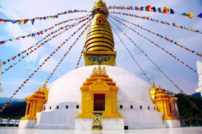 Đại bảo tháp Mandala tây thiên, đây là bảo tháp đầu tiên của dòng kim cương thừa ở nước ta (Ảnh: Internet)