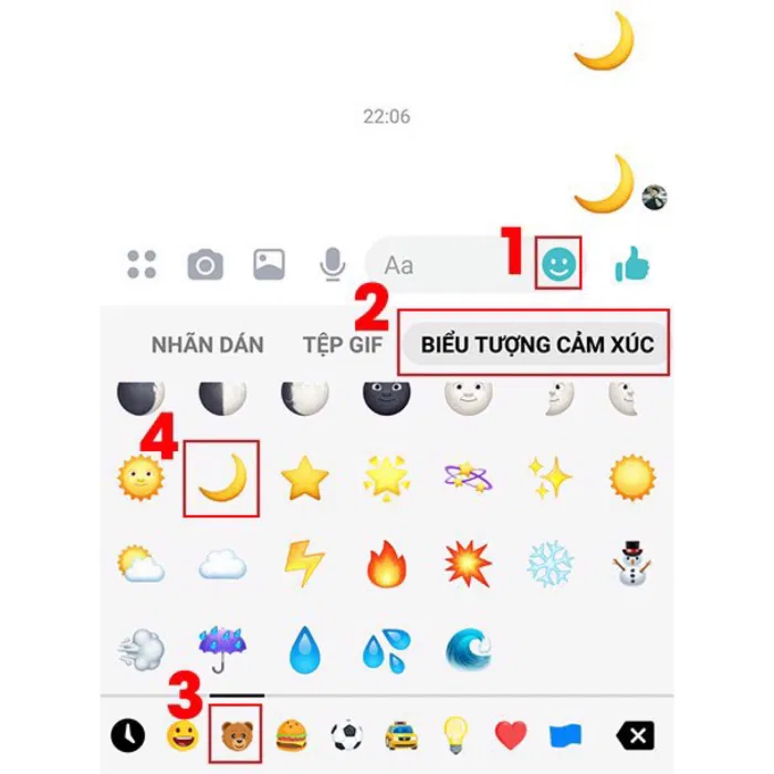 Biểu tượng trăng khuyết (Ảnh: BlogAnChoi). Biểu tượng trăng khuyết (Ảnh: BlogAnChoi).