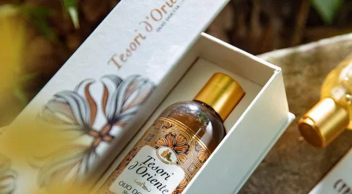 Dầu tắm Tesori d’Oriente Argan & Cyperus Oils (ảnh: internet)