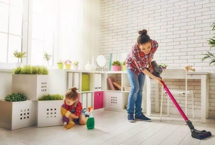 Dọn dẹp nhà cửa giúp giảm stress, tăng niềm vui (Nguồn: Internet).