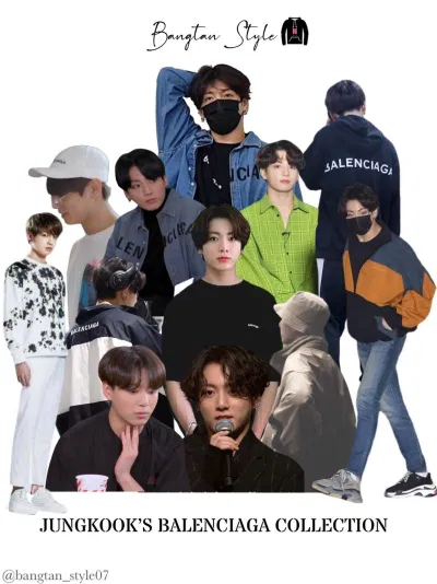Jungkook rất yêu thích nhà mốt Balenciaga (Ảnh: Internet). Jungkook rất yêu thích nhà mốt Balenciaga (Ảnh: Internet).