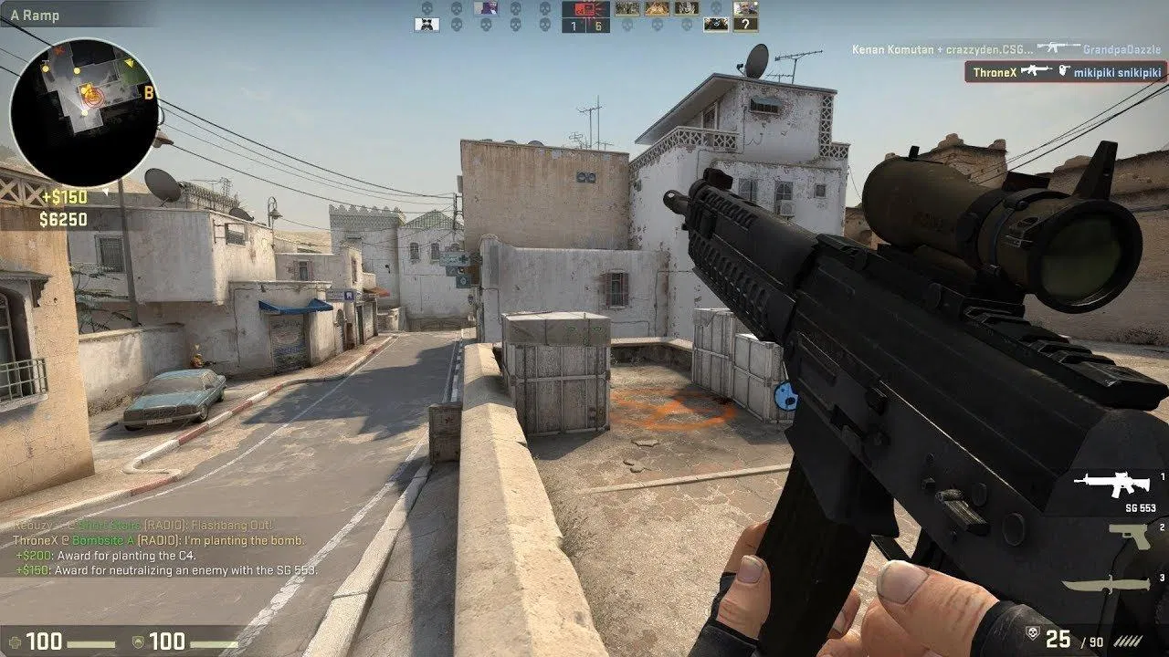 Khung cảnh trong game CS: GO (Ảnh: Internet). Khung cảnh trong game CS:GO (Ảnh: Internet).