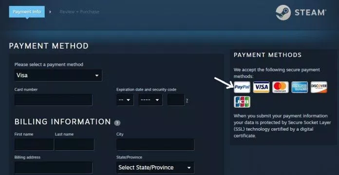 Có thể dùng PayPal để mua game trên Steam (Ảnh: Internet). Có thể dùng PayPal để mua game trên Steam (Ảnh: Internet).