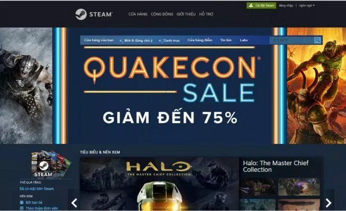 Trang chủ của Steam có quá nhiều mục để chọn (Ảnh: BlogAnChoi). Trang chủ của Steam có quá nhiều mục để chọn (Ảnh: BlogAnChoi).