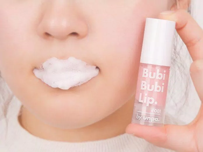Bubi Bubi Bubble Lip Scrub nhẹ nhàng tẩy sạch những lớp sừng, da thừa trên môi (Ảnh: Internert)