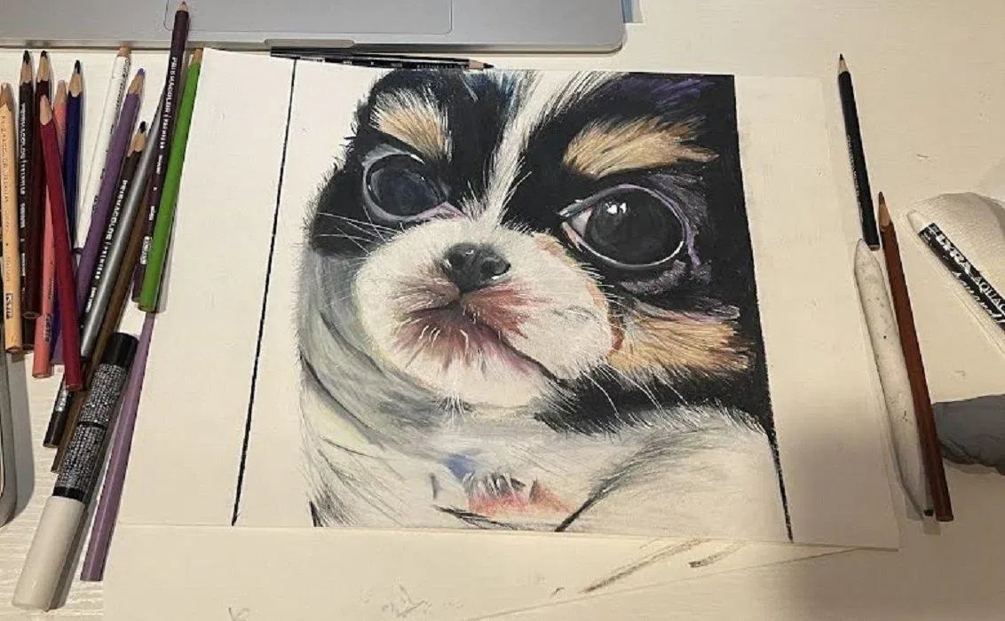 Tác phẩm nghệ thuật ấn tượng của Hyunjin (Nguồn: Internet). Tác phẩm nghệ thuật ấn tượng của Hyunjin (Nguồn: Internet).