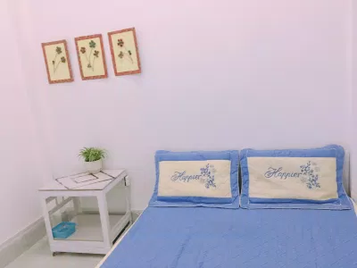 Căn phòng dễ thương tại Song Ngọc homestay - Ảnh: Internet