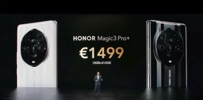 Chiếc Honor Magic3 Pro + có mức giá 1499 Euro, khoảng 1763 USD (Ảnh: Internet).