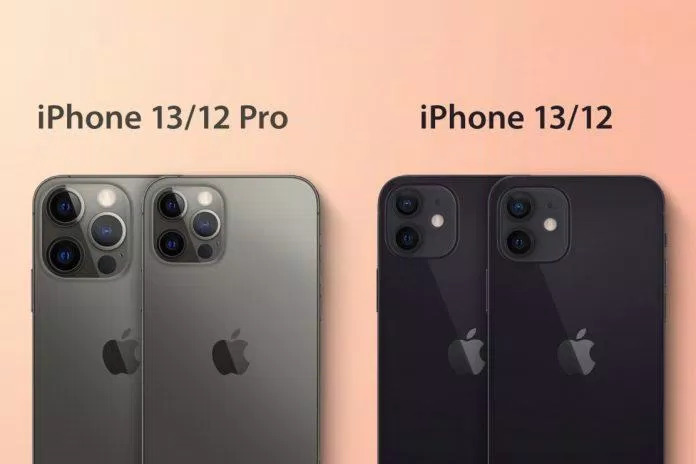 Hình ảnh dự đoán về camera của iPhone 13 so với iPhone 12 (Ảnh: Internet).