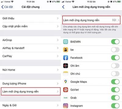 Tắt các ứng dụng tốn nhiều pin (Ảnh: Internet). Tắt các ứng dụng tốn nhiều pin (Ảnh: Internet).