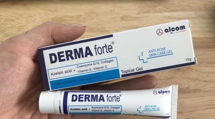 Kem trị mụn Derma Forte luôn là lựa chọn "đầu tay" của các cô nàng mới bắt đầu chăm sóc da ( nguồn: internet)