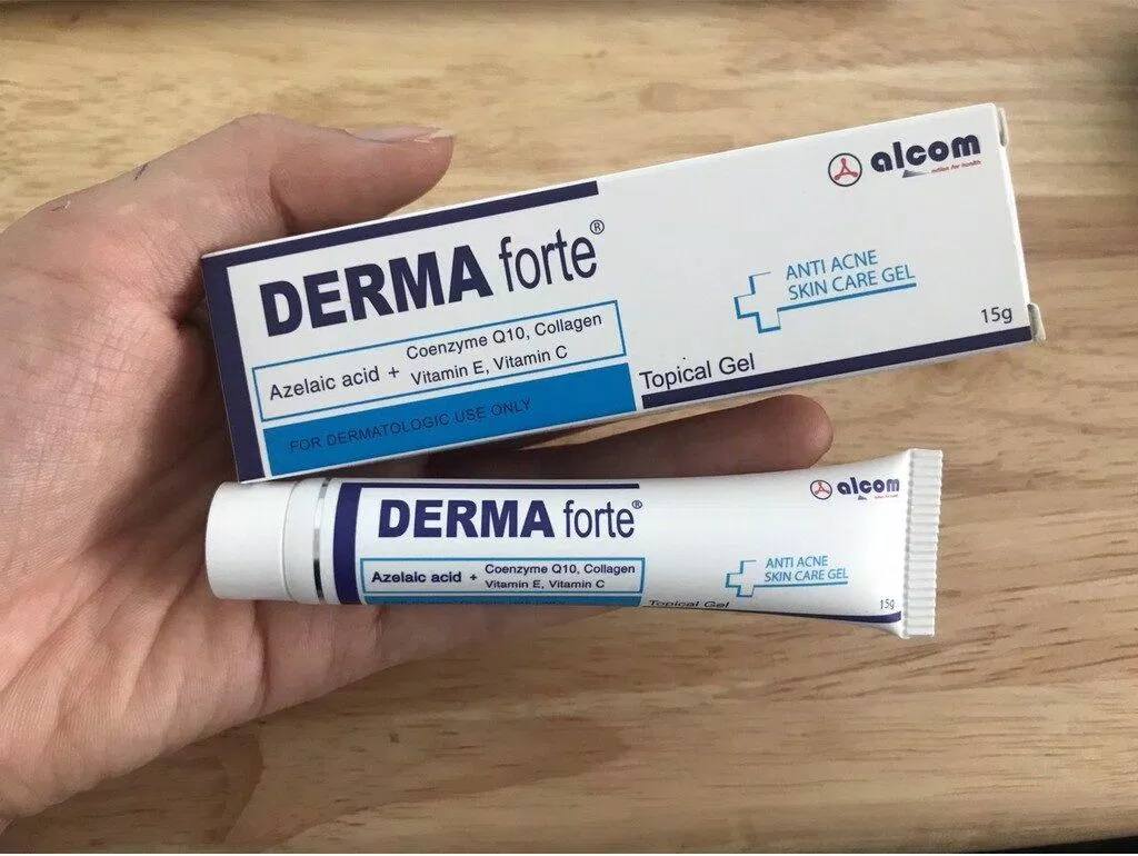 Kem trị mụn Derma Forte luôn là lựa chọn "đầu tay" của các cô nàng mới bắt đầu chăm sóc da ( nguồn: internet)