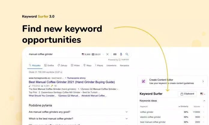 Keyword Surfer - extension nghiên cứu từ khóa SEO miễn phí (Ảnh: Internet). Keyword Surfer - extension nghiên cứu từ khóa SEO miễn phí (Ảnh: Internet).