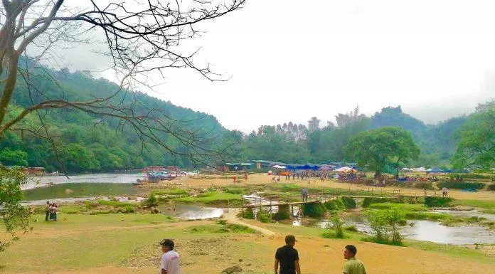 Khu vực trước Thác Bản Giốc (Nguồn: Kim Cúc). Khu vực trước Thác Bản Giốc (Nguồn: Kim Cúc).