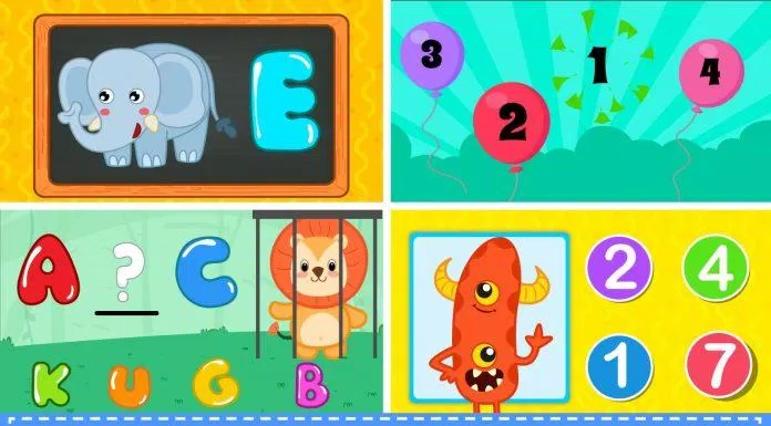 Ở Kids Learning Game không chỉ học tiếng Anh mà còn nhiều trò chơi giúp phát triển trí tuệ của trẻ. (Nguồn: Internet)