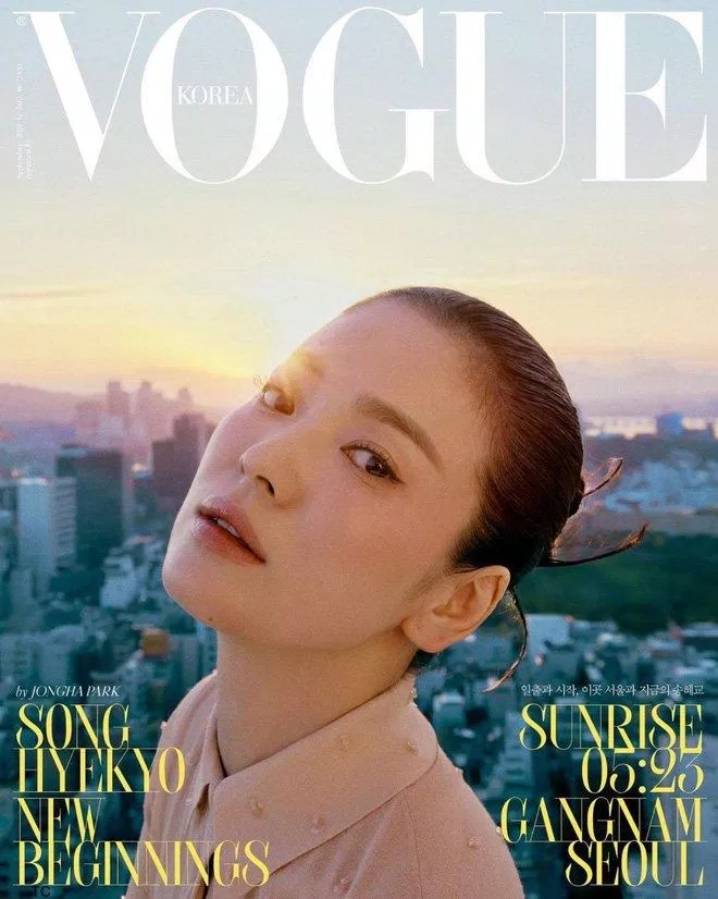 Trang bìa Vogue kim cửu lần này là đại mỹ nhân đình đám của Kbiz Song Hye Kyo (Nguồn: Internet)