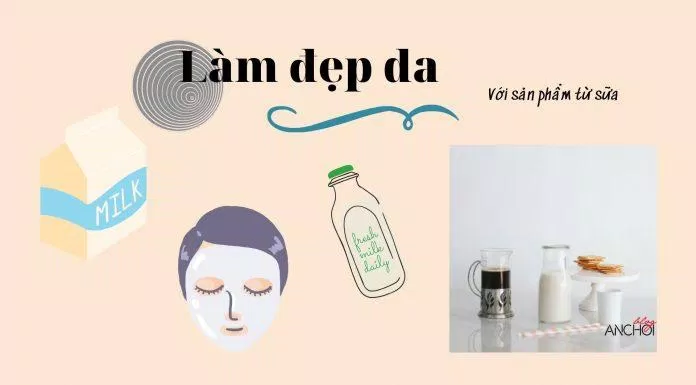 Các loại sữa là nguyên liệu tuyệt vời cho việc chăm sóc da (Ảnh: nquynhvy)