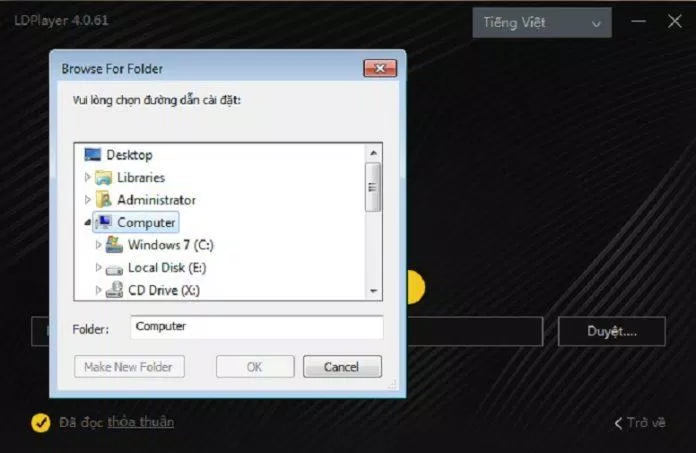 Chọn nơi lưu file trên máy tính (Ảnh: BlogAnChoi).