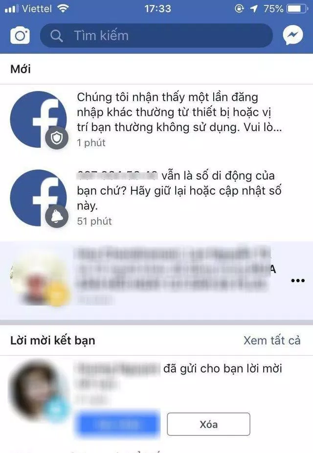 Facebook có thể cảnh báo nếu có hoạt động đăng nhập bất thường (Ảnh: Internet). Facebook có thể cảnh báo nếu có hoạt động đăng nhập bất thường (Ảnh: Internet).
