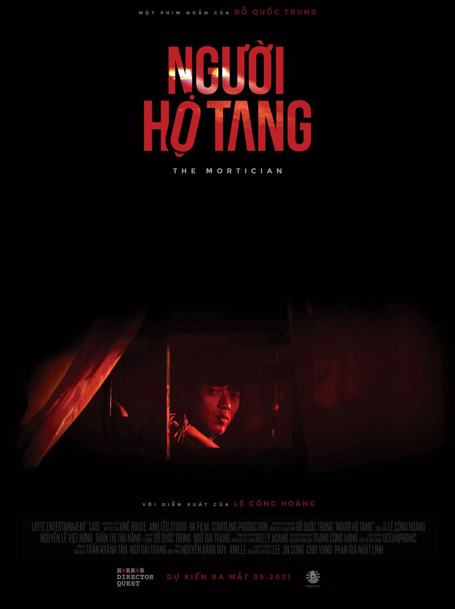 Poster phim kinh dị Người hộ tang (Ảnh: Internet)