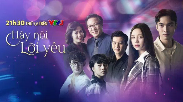 Poster phim truyền hình Việt Nam mới Hãy nói lời yêu. (Ảnh: Internet)