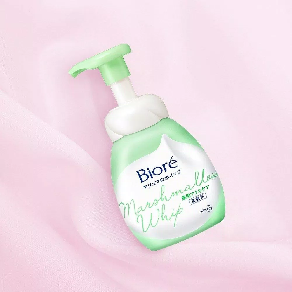 Sữa rửa mặt Bioré Marshmallow Whip Acne Care chăm sóc dành cho làn da mụn ( Nguồn: internet)