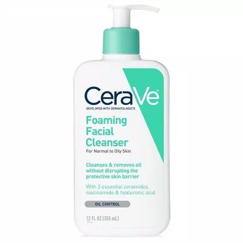 Sữa rửa mặt Cerave Foaming Cleanser (Ảnh: Internet).