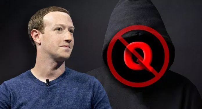 Tất cả các tài khoản liên quan tới QAnon đã bị "kick" ra khỏi Facebook (Ảnh: Internet).