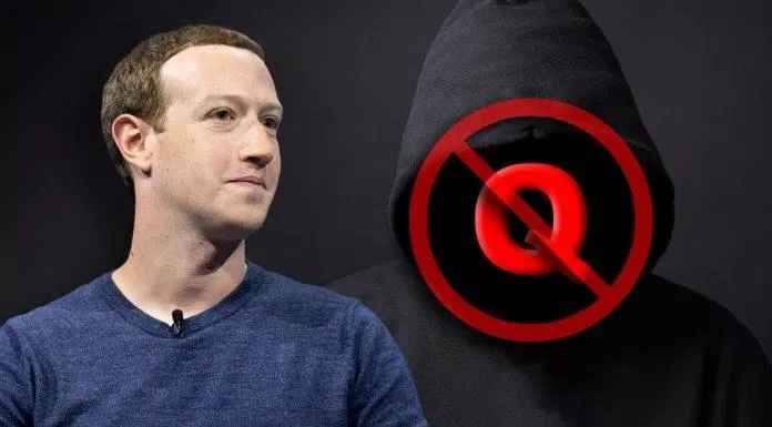 Tất cả các tài khoản liên quan tới QAnon đã bị "kick" ra khỏi Facebook (Ảnh: Internet).