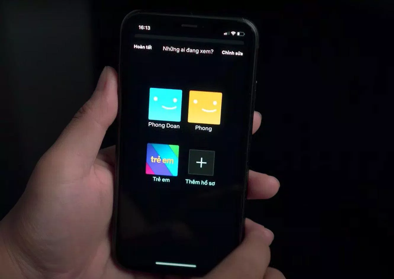Tính năng Profile trên Netflix (Ảnh: Internet).