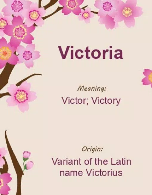 Victoria nghĩa là chiến thắng (Ảnh: Internet).