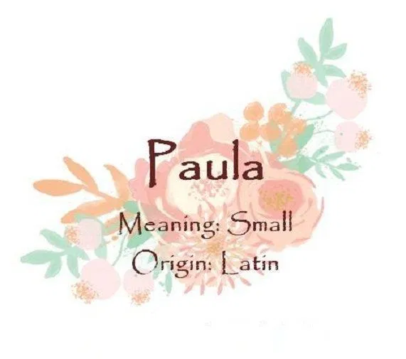 Paula nghĩa là nhỏ bé (Ảnh: Internet). Paula nghĩa là nhỏ bé (Ảnh: Internet).