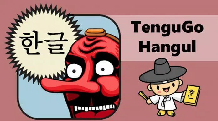 Học tiếng Hàn với app TenguGo Hangul (Ảnh: Internet).