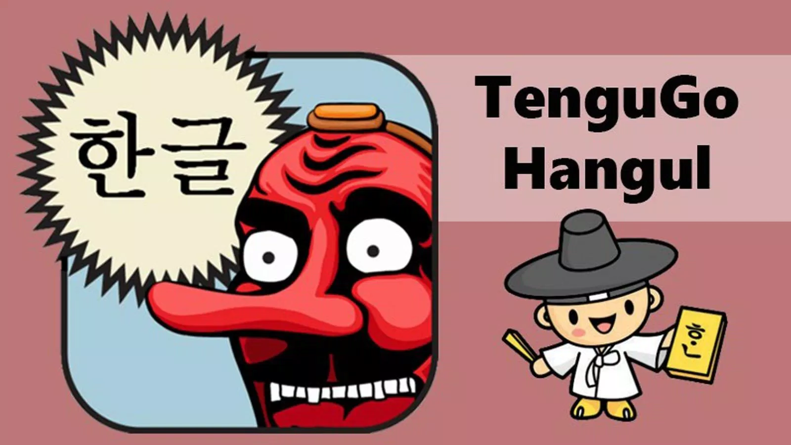 Học tiếng Hàn với app TenguGo Hangul (Ảnh: Internet).