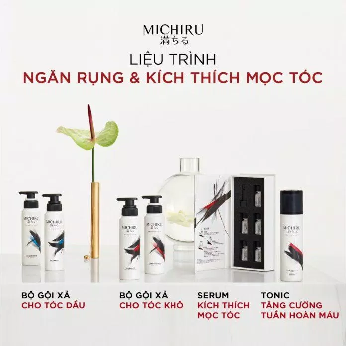 Michiru là một thương hiệu nội địa Nhật chuyên về chăm sóc tóc (Nguồn: Internet).