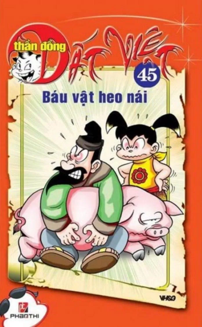 Bìa truyện Thần Đồng Đất Việt tập 45, (Ảnh: Internet)