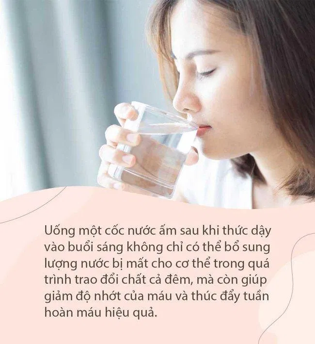 Uống nước buổi sáng mang đến rất nhiều lợi ích (Ảnh: Internet). Uống nước buổi sáng mang đến rất nhiều lợi ích (Ảnh: Internet).