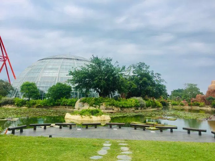 Khu vực vườn quý vương (Ảnh: Kim Cúc). Khu vực vườn quý vương (Ảnh: Kim Cúc).