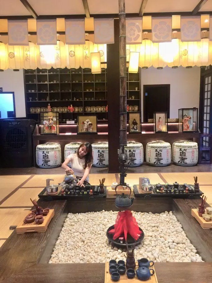 Nhà trong khu vườn Nhật (Ảnh: Kim Cúc). Nhà trong khu vườn Nhật (Ảnh: Kim Cúc).