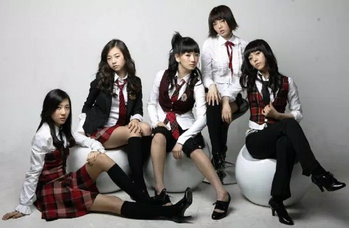Đội hình ban đầu của Wonder Girls (Nguồn: Internet).