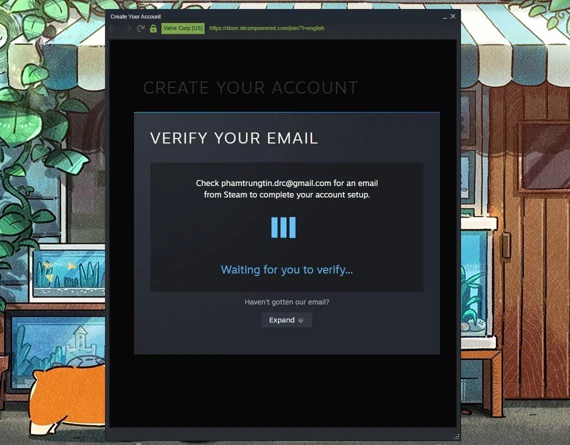 Steam yêu cầu xác nhận qua email (Ảnh: BlogAnChoi). Steam yêu cầu xác nhận qua email (Ảnh: BlogAnChoi).