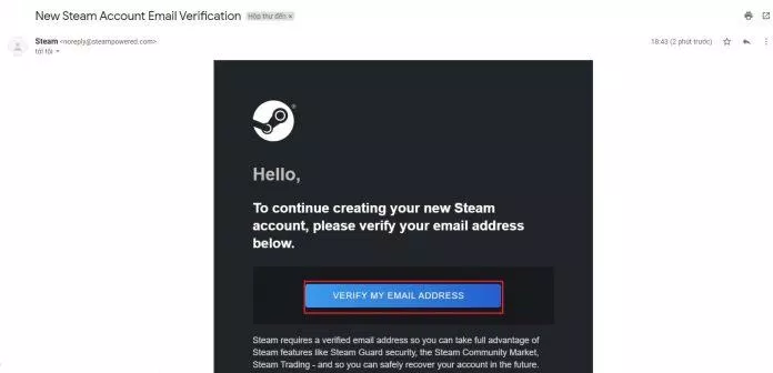 Xác nhận tài khoản qua email (Ảnh: BlogAnChoi). Xác nhận tài khoản qua email (Ảnh: BlogAnChoi).