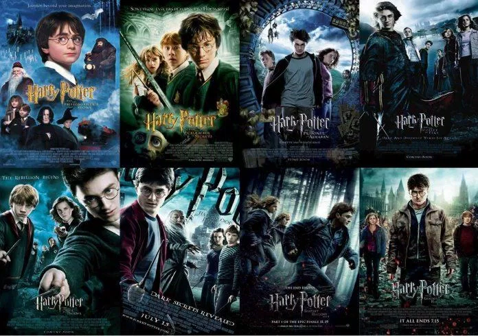 Poster 8 phần phim Harry Potter. (Nguồn: Internet)