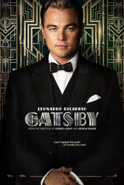 Poster phim The Great Gatsby. (Nguồn: Internet)