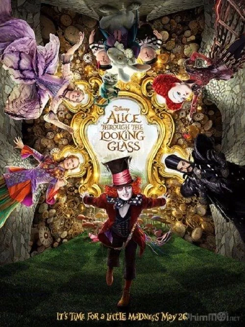 Poster Alice Ở Xứ Sở Trong Gương - Alice Through The Looking Glass (2016) (Nguồn: Internet)