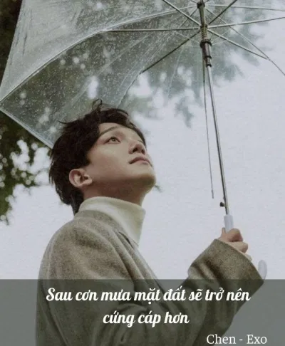 Câu nói của Chen-Exo (Ảnh: Internet)