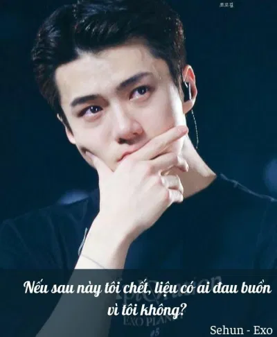 Câu nói của Sehun khiến fan xé lòng (Ảnh: Internet)