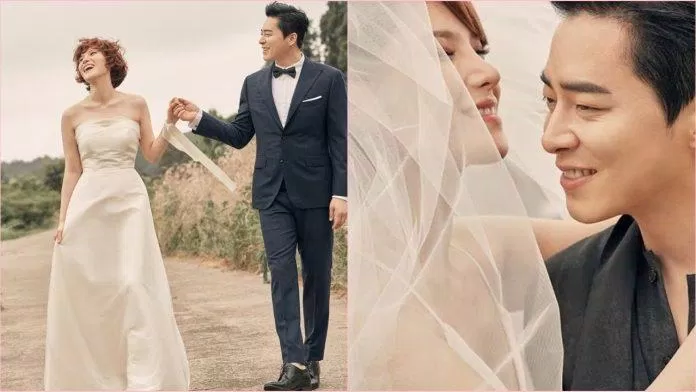 Bộ ảnh cưới đẹp lung linh của Jo Jung-Suk và vợ (Nguồn: Internet)