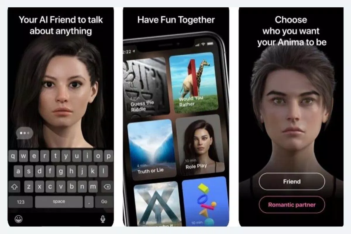 Anima - AI chatbot được định hình tính cách bởi con người (Ảnh: Internet). Anima - AI chatbot được định hình tính cách bởi con người (Ảnh: Internet).